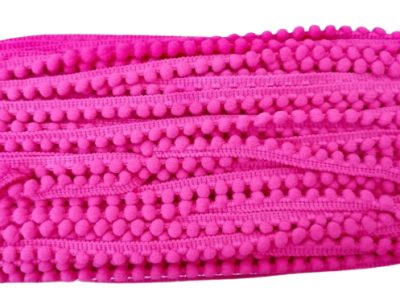 Tira De Pompones Color Rosa — MKS Mercería