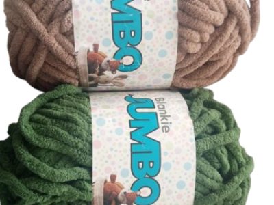 Lana Jumbo Color Verde Y Cafe 300gr — MKS Mercería
