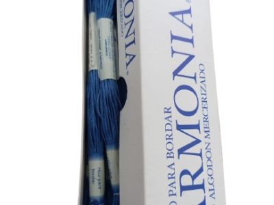 Hilo Pasa Para Bordar Madeja Color Oceano — MKS Mercería