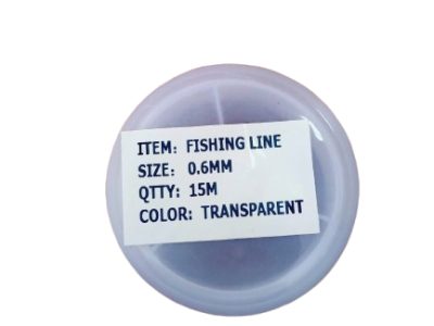 Hilo Nylon Elastico 0.6mm — MKS Mercería