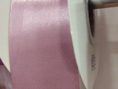 Cinta Satin Generica 4.00cm Color Palo De Rosa X Metro — MKS Mercería