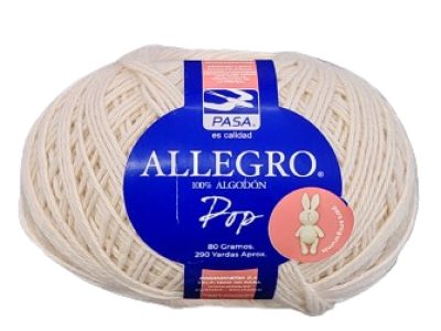 Allegro Pop 80gr Pasa Color Beige — MKS Mercería