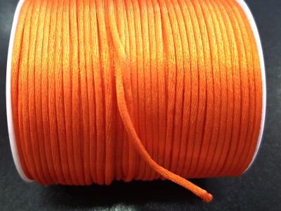 Cordon Cola De Rata 2mm Naranja — MKS Mercería