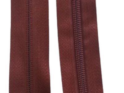 Cierre Nylon  Diente Grueso 75cm Terracota — MKS Mercería