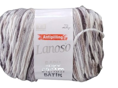 Lanoso Baby Dream Batik Tonos Grises 100gr — MKS Mercería