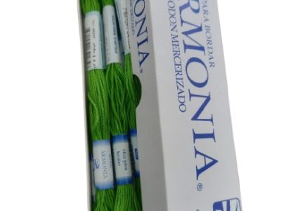 Hilo Pasa Para Bordar Madeja Color Verde Limon — MKS Mercería