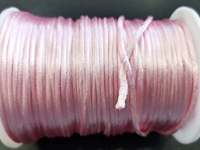 Cordon Cola De Rata 2mm Rosa Pastel — MKS Mercería