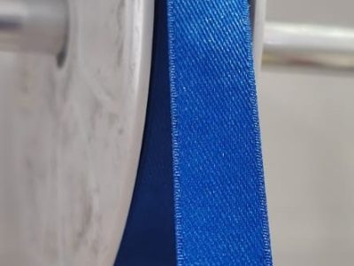 Cinta Raso Pasa 1.2cm Color Azul Rey X Metro — MKS Mercería