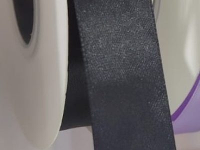 Cinta Satin Generica 2.5cm Color Negro X Metro — MKS Mercería