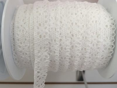 Encaje Pasa 1.4mm AlgodÓn Color Blanco X Metro — MKS Mercería