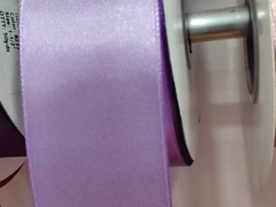 Cinta Satin Generica 4.00cm Color Lila X Metro — MKS Mercería