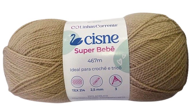 Lana Cisne Super Bebe Cafe 100gr