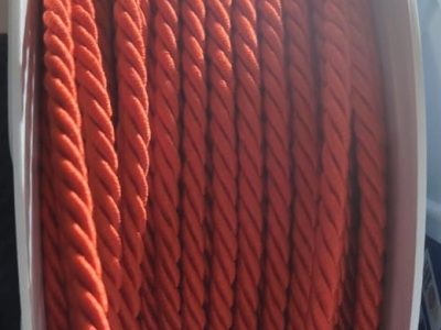 Cordon Trenzado Pasa Color Rojo X Metro — MKS Mercería