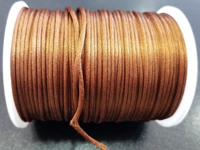 Cordon Cola De Rata 2mm Cafe — MKS Mercería