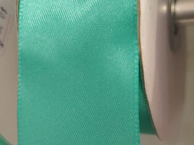Cinta Satin Generica 4.00cm Color Turquesa X Metro — MKS Mercería