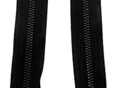 Cierre Metalico Para Chompa 75cm Negro — MKS Mercería