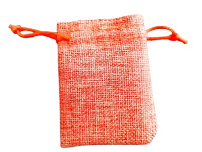 Bolsitas De Tela Color Naranja — MKS Mercería