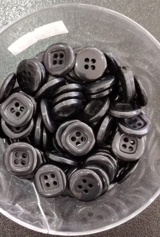Boton Negro Ovalado