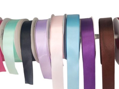 Rollo Cinta Satin Doble Cara 2.5cm  Varios Colores X 50 Yd — MKS Mercería